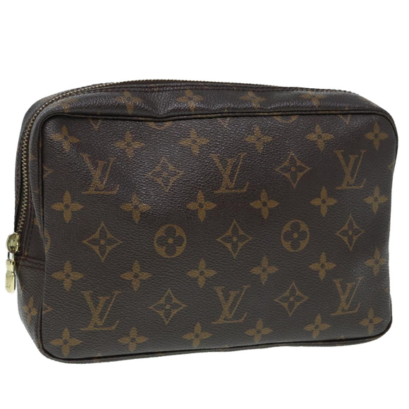 LOUIS VUITTON Monogram Trousse Toilette 23 Clutch Bag M47524 LV Auth tb1132 - Picture 1 of 16